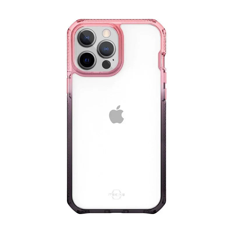 Itskins Supreme Prism iPhone 13 Pro Max Cover - Light Pink And Grey - Tashqila Itskins Supreme Prism iPhone 13 Pro Max Cover - Light Pink And Grey - Tashqila